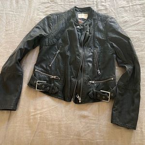 Free People Vegan Leather Motorcycle jacket